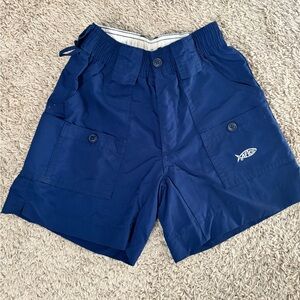 AFTCO Blue Athletic Shorts Lightweight Relaxed Fit